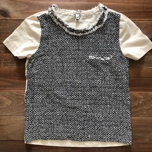 J.Crew Silk and Tweed, Cotton Shirt